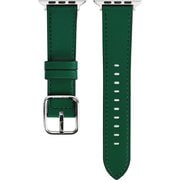EG24865AWGN [Apple Watch 41/40/38mm 用 スクエアバックル 本革バンド ディープグリーン]