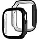 EG24884AWBK [Apple Watch 41mm 用 ガラスフィルム一体型ケース ブラック]