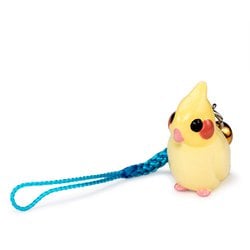 BO-1001 [鳥シリーズ ストラップ オカメインコ・ルチノー]