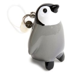 BO-4001 [鳥シリーズ ストラップ ペンギン・グレー]