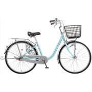 シティサイクル PetitBelle(プチベル) 261-E 26インチ 変速なし ライトブルー MK-23-016