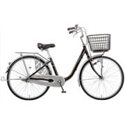 シティサイクル PetitBelle(プチベル) 261-E 26インチ 変速なし ダークブラウン MK-23-016