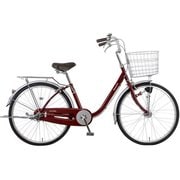 シティサイクル ROMANA（ロマーナ） 241-E 24インチ 変速なし ダークレッド MK-23-020