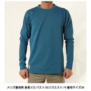 Brushed Wool LS Tee 425782 C60 COブルー Lサイズ [アウトドア カットソー メンズ]