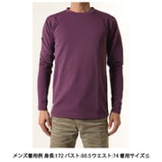 Brushed Wool LS Tee 425782 M05 マルベリー Sサイズ [アウトドア カットソー メンズ]