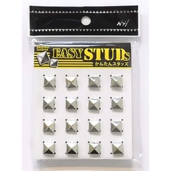 E-ST11-SL [爪スタッズ ピラミッド型 シルバーカラー 9mm 16個入り]