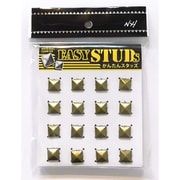 E-ST11-AG [爪スタッズ ピラミッド型 アンティークゴールドカラー 9mm 16個入り]