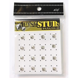 E-ST52-SL [爪スタッズ ピラミッド型 シルバーカラー 5mm 16個入り]