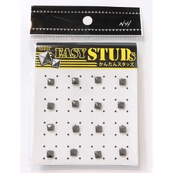 E-ST52-BS [爪スタッズ ピラミッド型 ブラックシルバーカラー 5mm 16個入り]