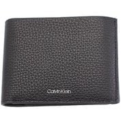 三つ折り財布 レザー Black K509614