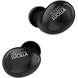 完全ワイヤレスイヤホン アクティブノイズキャンセリング/Bluetooth対応 ラバーブラック TWS007RBK