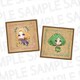 聖剣伝説 Legend of Mana マイクロファイバーコースターセット セラフィナ/エメロード [キャラクターグッズ]
