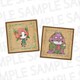 聖剣伝説 Legend of Mana マイクロファイバーコースターセット サンドラ/ボイド警部 [キャラクターグッズ]