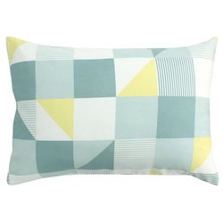 枕カバー スクエア 乾きやすくシワになりにくい 43×63cm枕用 グリーン FF16115-53