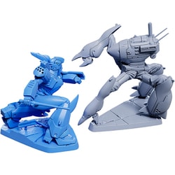 PLAMAX MF-72 minimum factory 機動警察パトレイバー イングラム & クラブマンハイレッグ エフェクトカラーVer. [組立式プラスチックモデル 全高約70mm ノンスケール]