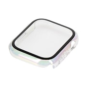 OWL-AWBCV0545-AU [Apple Watch Series 8/7 （45mm）用 ガラスフィルム一体型 保護ケース ALL IN ONE GLASS CASE オーロラ]