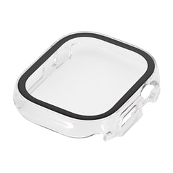 OWL-AWBCV0549-CL [Apple Watch Ultra （49mm）用 ガラスフィルム一体型 保護ケース ALL IN ONE GLASS CASE クリア]