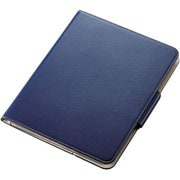 iPad Pro 11インチ 第4世代（2022）用 ケース ヴィーガンレザー カバー 手帳型 マグネット フラップ 360度回転 ハンドベルト付 スタンド機能付 ネイビー TB-A22PM360NV