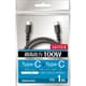 USB Type-C（オス） - USB Type-C（オス）充電/データ転送ケーブル 1.0m GH-UCCCA10-BK