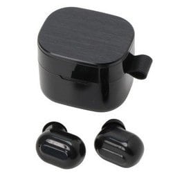 完全ワイヤレスイヤホン Bluetooth対応 ブラック QB-082FBK
