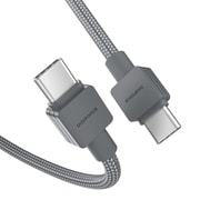 Type-C to C ケーブル PD対応 最大出力100W対応 USB2.0 2.0m チャコールグレー D0073CG