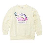 22864093 星のカービィ KIDS バリアスプリント トレーナー OFF WHITE 110cm [キャラクターグッズ]