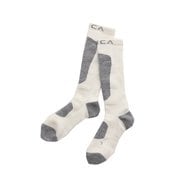 Powder Feel Socks ZAM21SO01 WT ホワイト(26-28cm) [スキーソックス]