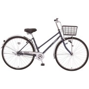 シティサイクル ナイトアロー 27インチ シングルギア マットブルー KAS27A#370