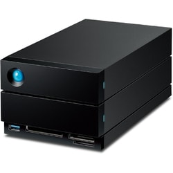 外付けハードディスク 32TB 2big Dock Thunderbolt3×2 USB3.2 USB A×1 DisplayPort1.4×1 SDカードリーダー×1 CFast 2.0カードリーダー×1 5年保証 冷却ファン付 【Windows Mac iPad】対応 STLG32000400
