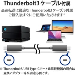 ヨドバシ.com - LACIE ラシー 外付けハードディスク 2big Dock v2シリーズ 36TB Thunderbolt 3対応  IronWolf Pro搭載 RAID機能搭載 冷却用ファン搭載 5年保証 STLG36000400 通販【全品無料配達】