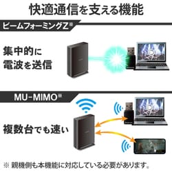 ヨドバシ.com - エレコム ELECOM WiFi 無線LAN 子機 867Mbps +