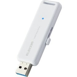 外付けSSD スティック型 ESD-EMBシリーズ 500GB USB 3.2（Gen 2）対応 スライド式 ノック式 耐衝撃 耐振動 USBメモリサイズ ホワイト ESD-EMB0500GWH