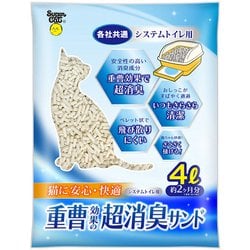 システムトイレ用 重曹効果の超消臭サンド 4L
