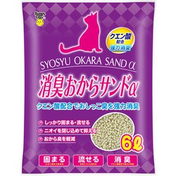 NEW消臭おからサンドα クエン酸配合 6L