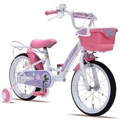 子ども用自転車 16インチ 変速なし 補助輪付き MD-12 ラベンダー