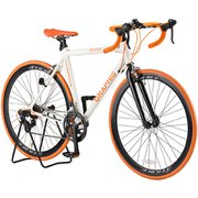 ロードバイク 700C×26C 14段変速 ホワイトオレンジ GR-Tiamo
