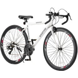 ロードバイク 700C×28C 21段変速 ホワイト GR-Je t'aime