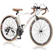 ロードバイク 700C×28C 21段変速 ホワイトクリーム GR-Je t'aime