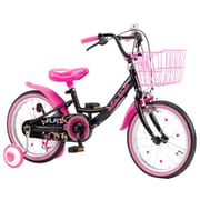 GRAPHIS（グラフィス） 子供用自転車 16インチ ブラックピンク GR-16Ribbon