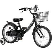 GRAPHIS（グラフィス） 子供用自転車 18インチ ブラックブラック GR-16-18