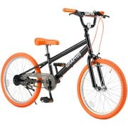 GRAPHIS(グラフィス) BMXタイプ 子供用自転車 20インチ ブラックオレンジ GR-B20