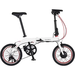 折りたたみ電動アシスト自転車 16インチ 5.0Ah 3段変速 TRANS MOBILLY トランスモバイリーTM NEXT163-S ホワイト