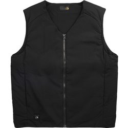OWL-HTB01XL-BK [ebiブランド 丸洗い洗濯可能 薄いのに暖かい ヒートベスト]