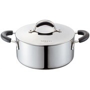 全面5層構造ステンレス Velona nuovo 両手鍋 20cm NV-W20