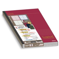 ロジカルセミB5ノート インプレッションカラー A罫 3冊パック NB517A-3P