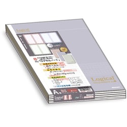 ロジカルセミB5ノート シャイニーカラー A罫 3冊パック NB518A-3P