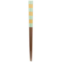ナチュラルボーダー グリーン 23cm