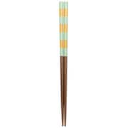 ナチュラルボーダー グリーン 23cm