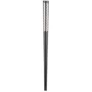 先角 箔風市松 ブラック 21cm