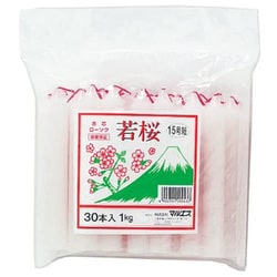 赤芯ローソク 若桜 15号短寸 30本入 1kg